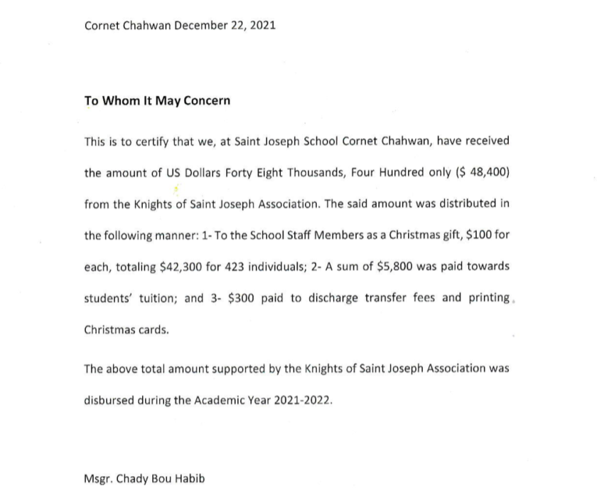Farah Campaign – SJS Letter – KOSJ